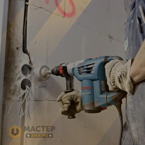 Штробление стен под электропроводку
